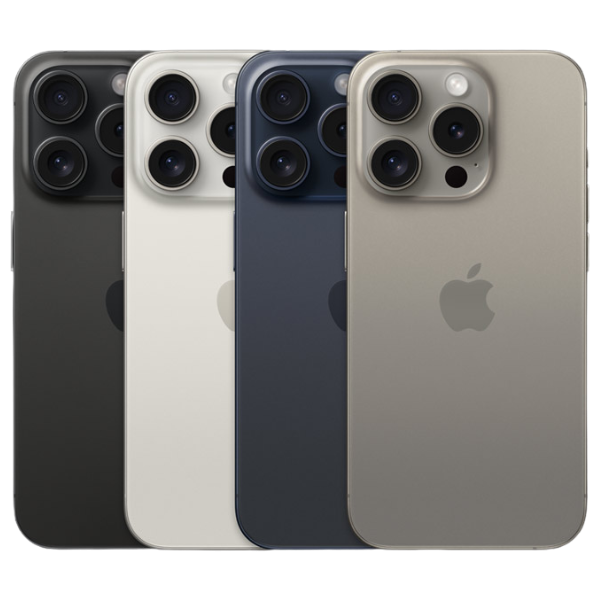 هاتف آبل ايفون 15 برو  جميع الألوان والأحجام